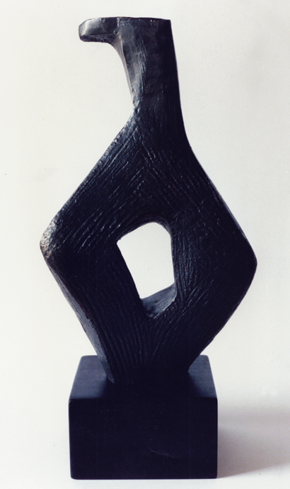 divinite oiseau , bronze, 1991 h30 cm